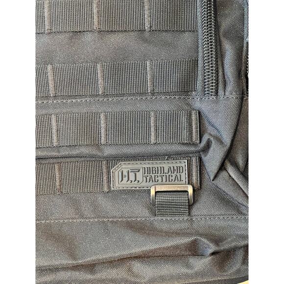 Highland Tactical Black Backpack Large - Picture 3 of 5
